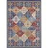 Nourison Home Grafix GRF31 Multicolor 5 ft. 3 in. X 7 ft. 3 in. Area Rug