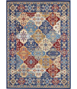 Nourison Home Grafix GRF31 Multicolor 5 ft. 3 in. X 7 ft. 3 in. Area Rug