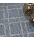 Nourison Home Horizon Indoor/Outdoor Blue HOZ04 9ft. x 12ft. Rect. Rug
