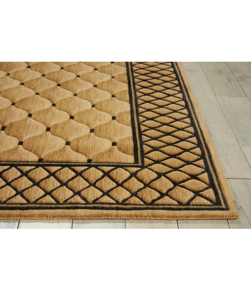 Nourison Home Vallencierre Beige VA26 5ft.6in. x Octagon Octagon Rug
