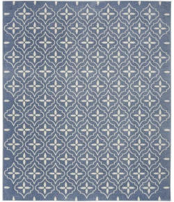 Nourison Home Nourison Essentials NRE04 Blue Ivory 6 ft. X 9 ft. Area Rug