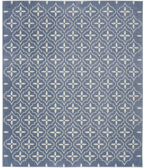 Nourison Home Nourison Essentials Blue Ivory NRE04 6 ft. X 9 ft. Rectangle Rug