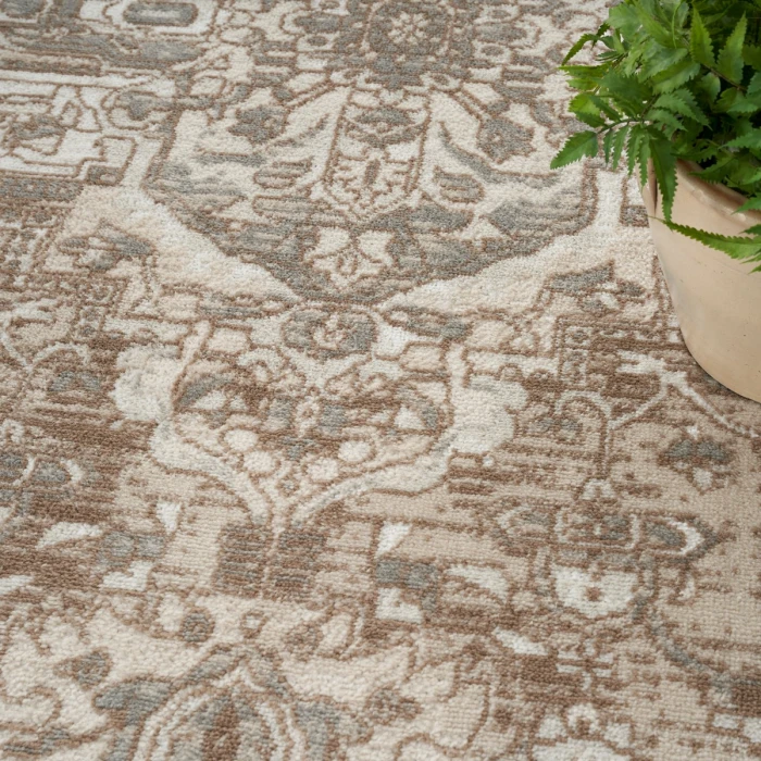 Nourison Quarry Beige QUA05 4 ft. X 6 ft. Rect. Rug