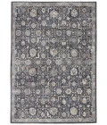 kathy ireland Home Moroccan Celebration Area Rug KI385-Navy