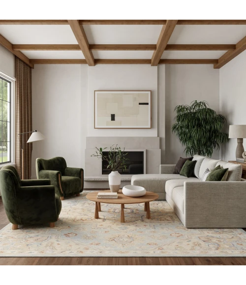 Nourison Home Maison Blue MSO06 7ft.9in. x 9ft.9in. Rect. Rug