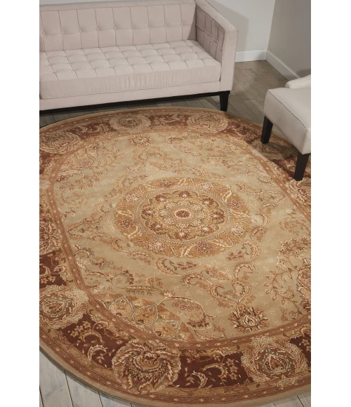 Nourison Home Nourison 2000 Grey 2236 7ft.6in. x 9ft.6in. Oval Oval Rug