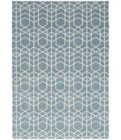 Nourison Home Washable Charm WCH01 Blue Ivory 4 ft. X 6 ft. Area Rug