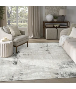 Nourison Home Dekor DEK07 Grey Charcoal 7 ft. 10 in. X 9 ft. 10 in. Area Rug