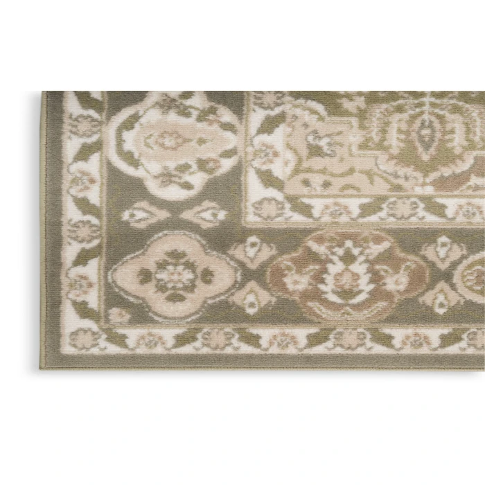 Nourison Grafix Green GRF31 2 ft. 3 in. X 7 ft. 6 in. Rectangle Rug