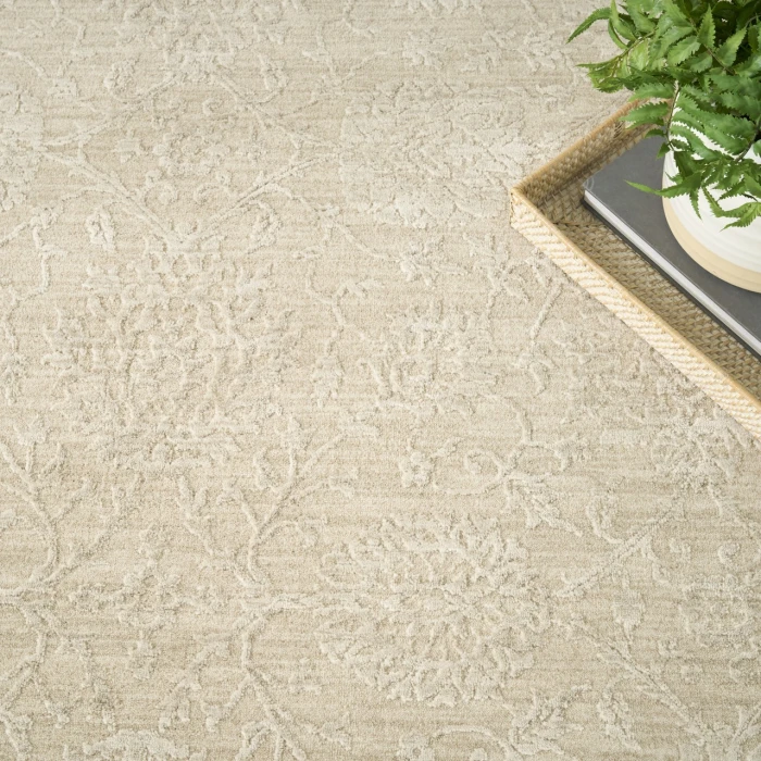Nourison Home Moonlit Beige MLI03 5ft.3in. x 7ft.6in. Rect. Rug