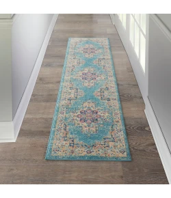 Nourison Home Passion PSN03 Light Blue 2 ft. 2 in. X 7 ft. 6 in. Area Rug