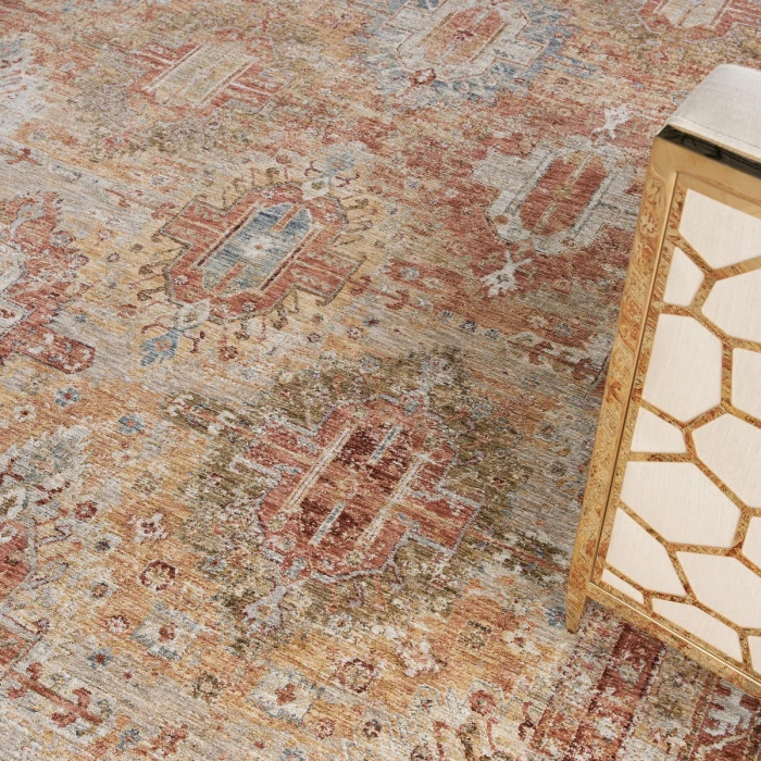 Nourison Sahar Rust SHR01 9 ft. X 13 ft. Rect. Rug