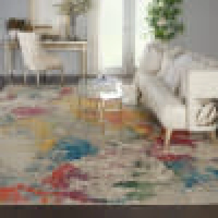 Nourison Celestial Area Rug CES12-Ivory/Multicolor