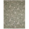 Nourison Home Garden Oasis GOA01 Ivory Green 10 ft. X 14 ft. Area Rug