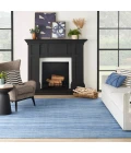 Nourison Interweave Area Rug IWV01 Denim