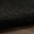 Nourison Pacific Shag Black PCS01 7 ft. 10 in. x 9 ft. 10 in. Rect. Rug
