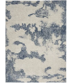Nourison Home Etchings Navy ETC03 4ft. x 6ft. Rect. Rug