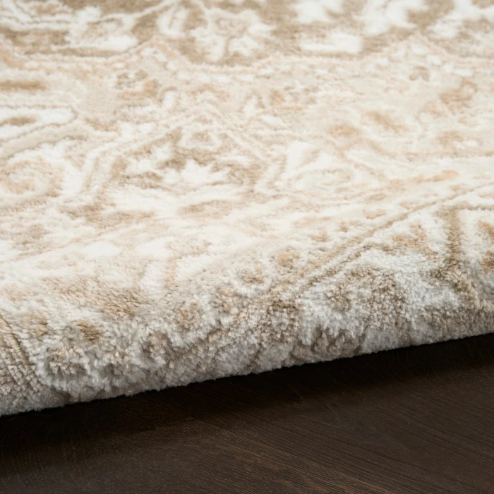 Nourison Dekor Taupe Ivory DEK08 2 ft. x 4 ft. Rect. Rug