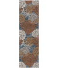 Nourison Seaside Blue Multicolor SDS04 6 ft. Rect. Rug