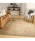 Nourison Vintage Washables Sage Multicolor VWS16 9 ft. X 12 ft. Rect. Rug