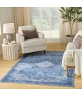 Nourison Nourison Washables Blue NWB15 6 ft. X 9 ft. Rect. Rug