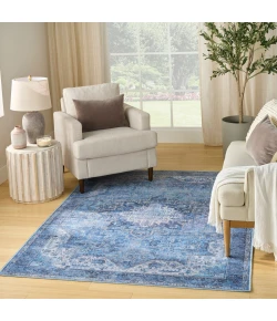 Nourison Home Nourison Washables NWB15 Blue 6 ft. X 9 ft. Area Rug