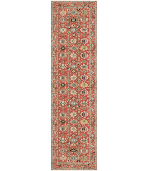 Nourison Vintage Washables Rust Multicolor VWS12 2 ft. 2 in. X 8 ft. Rect. Rug