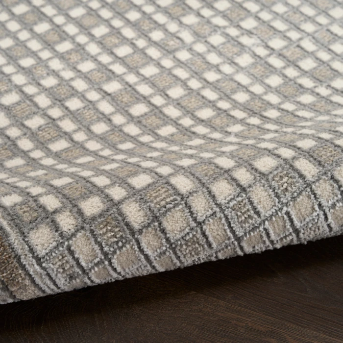 Nourison Home Nordic Ivory Grey NRC03 4 ft. X 6 ft. Rectangle Rug