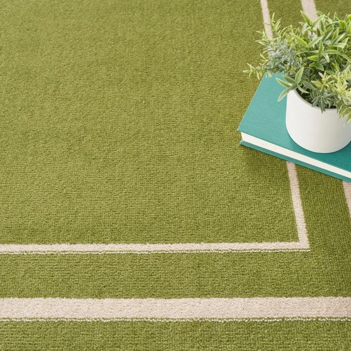 Nourison Nourison Essentials Area Rug NRE02 Green Ivory