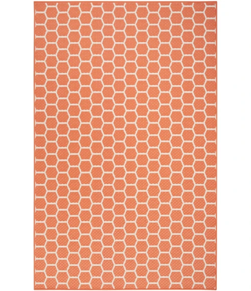 Nourison Twist Reversible Coral TWS01 4 ft. X 6 ft. Rect. Rug