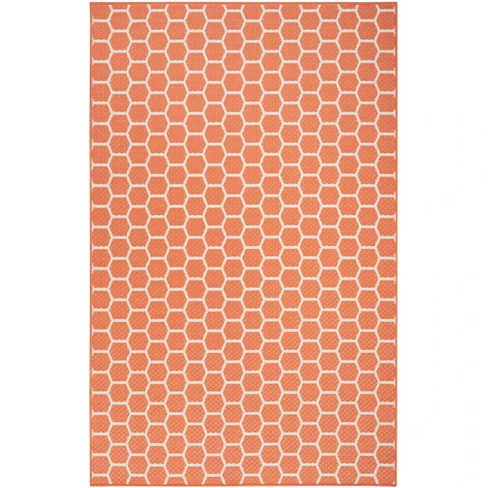 Nourison Twist Reversible Coral TWS01 4 ft. X 6 ft. Rect. Rug