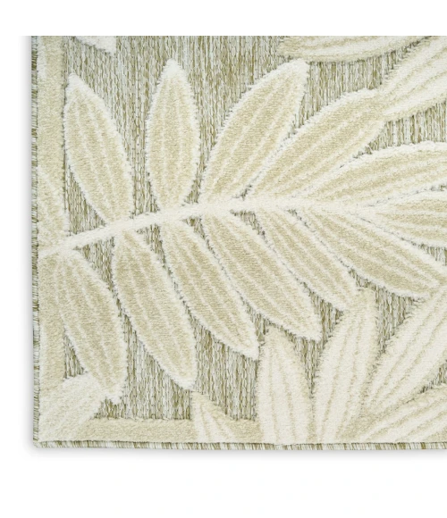 Nourison Aloha Ivory Sage ALH18 3 ft. 6 in. X 5 ft. 6 in. Rect. Rug