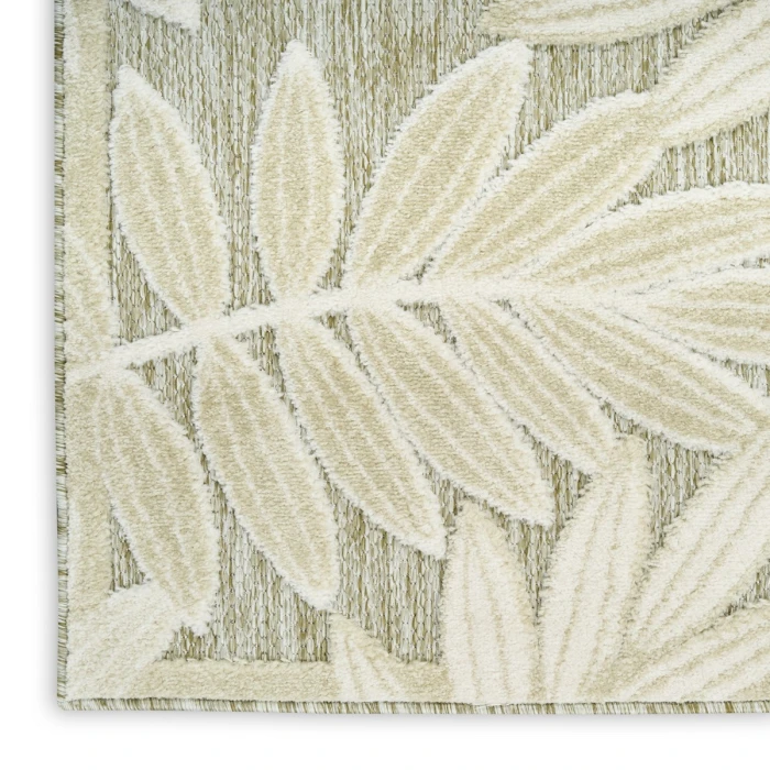 Nourison Aloha Ivory Sage ALH18 3 ft. 6 in. X 5 ft. 6 in. Rect. Rug