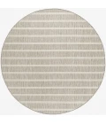 Nourison Positano Grey Ivory POS03 10ft. Round Rug