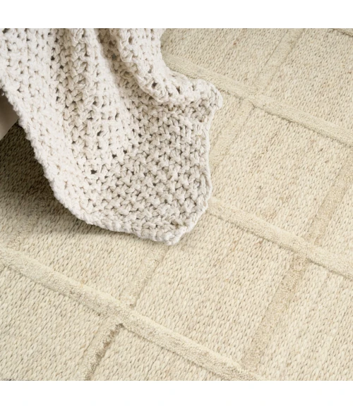 DKNY Pure Framework Beige FRA01 8ft.6in. x 11ft.6in. Rect. Rug