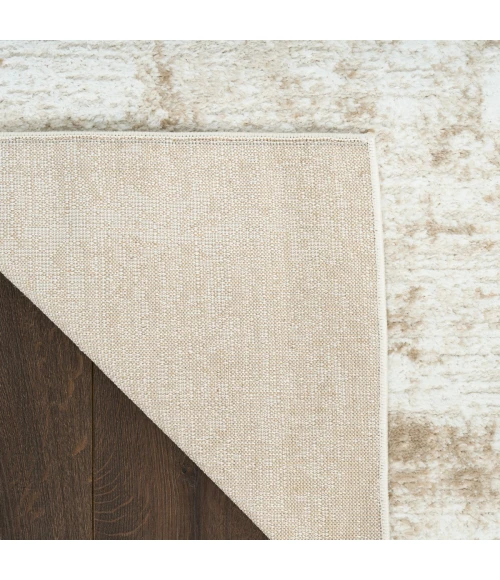 Nourison Dekor Ivory Taupe DEK07 5 ft. 3 in. X 7 ft. Rect. Rug