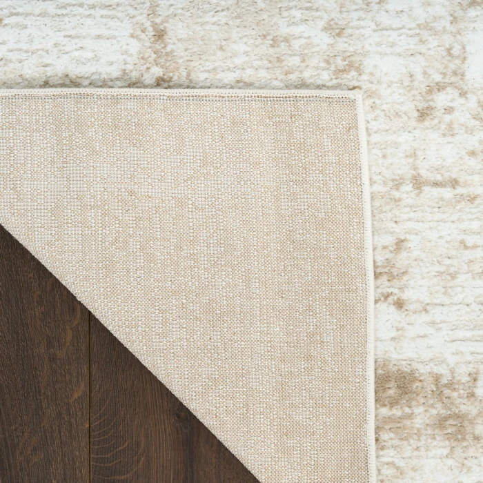 Nourison Dekor Ivory Taupe DEK07 5 ft. 3 in. X 7 ft. Rect. Rug