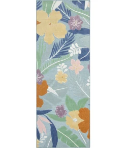 Nourison Home Suncoast Blue SNC01 2ft. x 6ft. Rect. Rug