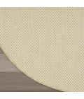 Nourison Home Courtyard Tan COU01 5ft. x Round Round Rug