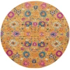 Nourison Home Passion PSN01 Sunburst 8 ft. Round Area Rug