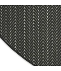 Nourison Horizon Indoor/Outdoor Black HOZ02 5ft. x Round Rug