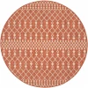 Nourison Positano Terracotta POS02 6ft. Round Rug