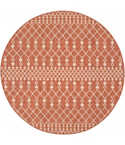 Nourison Positano Terracotta POS02 6ft. Round Rug