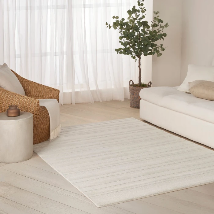 DKNY Pure Multi Weave Ivory MTW01 4 ft. X 6 ft. Rect. Rug
