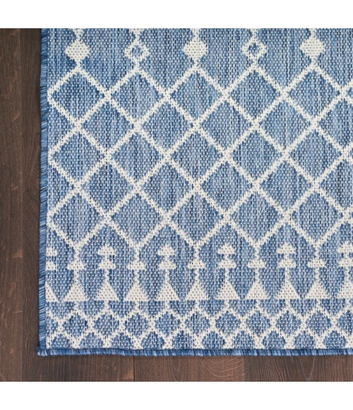 Nourison Positano Navy Blue POS02 6 ft. X 9 ft. Rect. Rug