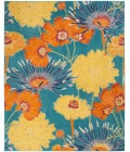 Nourison Allur Area Rug ALR06-Turquoise Multicolor