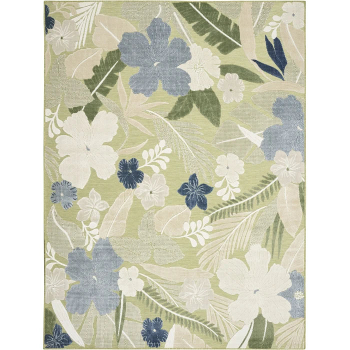 Nourison Home Suncoast Green SNC01 7ft.10in. x 9ft.10in. Rect. Rug