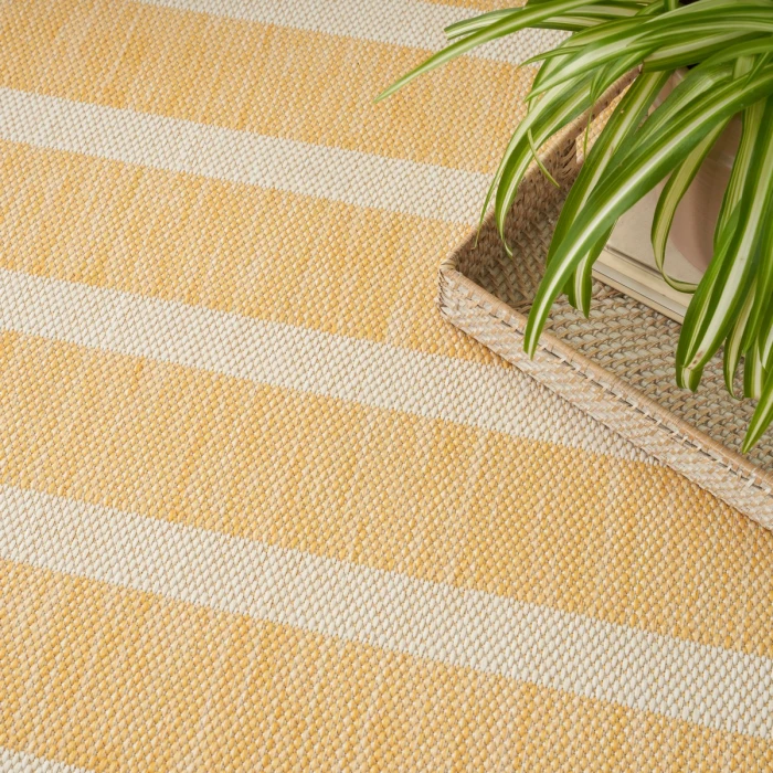 Nourison Positano Yellow Ivory POS03 8 ft. X 10 ft. Rect. Rug