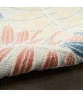 Nourison Aloha Ivory Blue ALH18 5 ft. 3 in. X 7 ft. 5 in. Rect. Rug