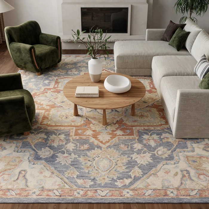 Nourison Home Maison Blue MSO06 9ft.9in. x 13ft.9in. Rect. Rug